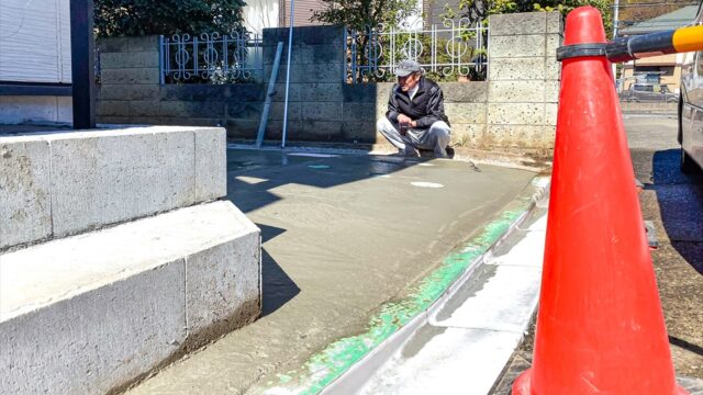 新吉田東5丁目Ⅲ　新築戸建　土間コンクリート打設工事