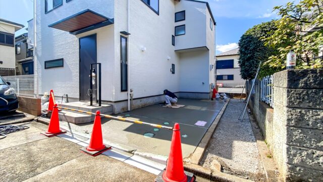 新吉田東5丁目Ⅲ　新築戸建　土間コンクリート打設工事