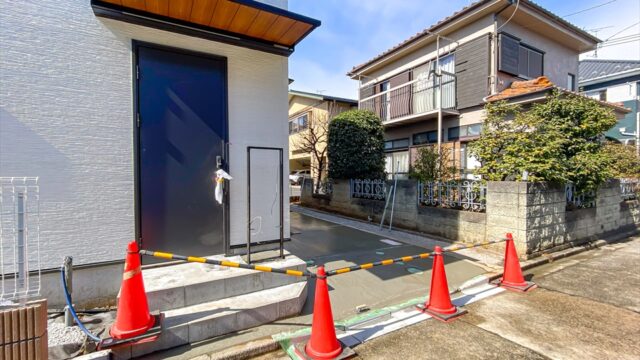 新吉田東5丁目Ⅲ　新築戸建　土間コンクリート打設工事